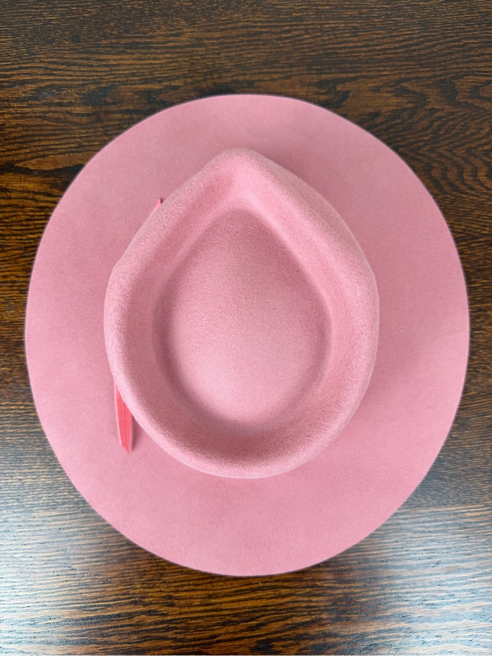 Lack Of Color Zulu Style Wool Fedora in Rose - Picture 7 of 16